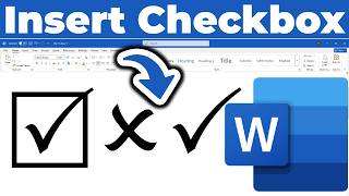 How to Insert Checkbox in Word Without Developer Tab