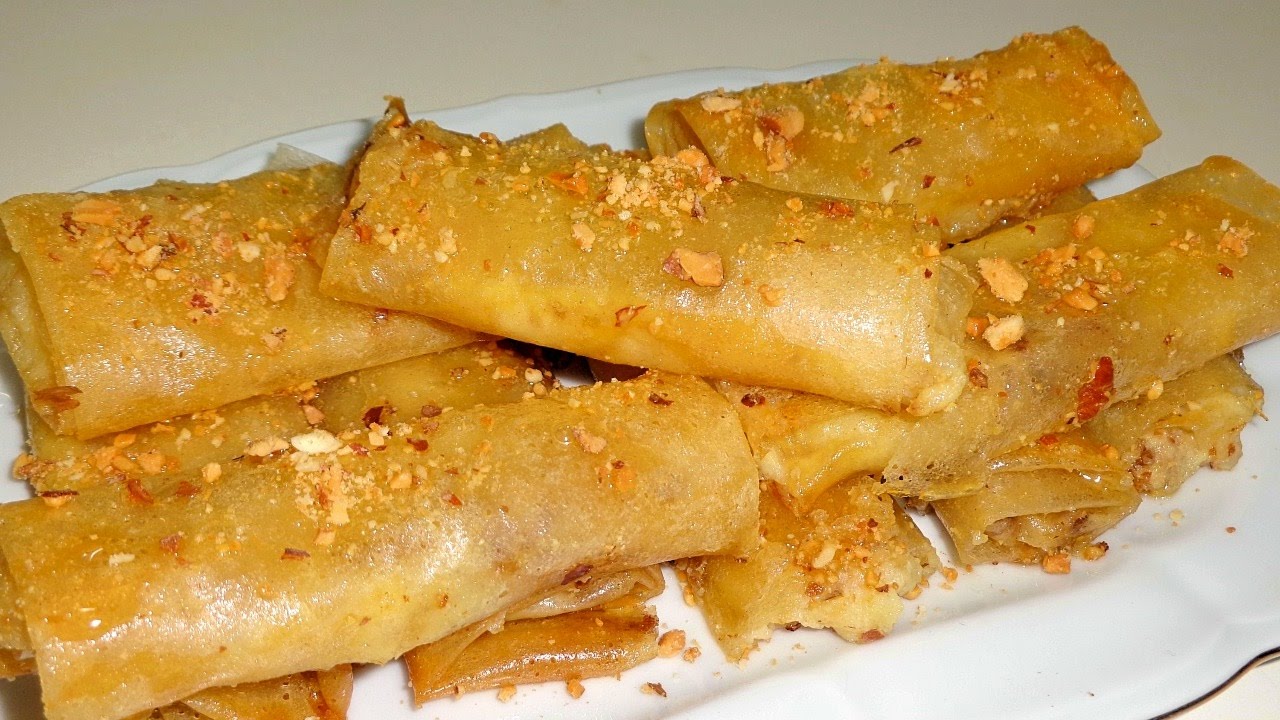 Brick tunisien hlou - بريك تونسي حلو بالكريمة