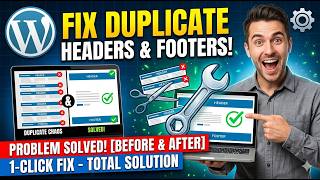 Fix Duplicate Header & Footer in WordPress 2026 Updated 100% Working