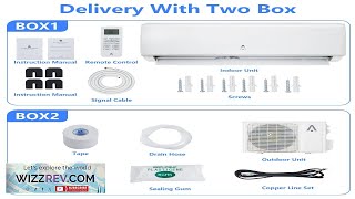 Garvee Mini Split AC Heating System With WiFi 24000 BTU 19 SEER 2