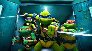 映画『ミュータントタートルズ：ミュータント・パニック！』予告2