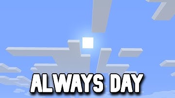 How to Make Your Minecraft World Always Day using Commands (Java Edition)