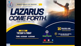 LAZARUS COME FORTH || PRAYERRAIN LIVE || 31ST MARCH, 2026