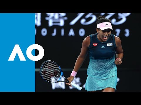 Naomi Osaka v Petra Kvitova first set tiebreak and highlights (F) | Australian Open 2019