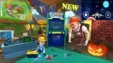 Dark Riddle New 16.0.0 REPAIR THE SPACE GAME MACHINE ( Mod Skin LIBRARIAN ) Part 180