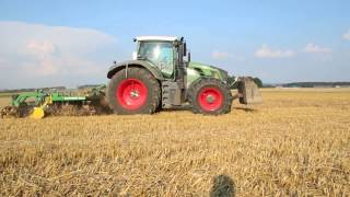 Fendt Vario 828 Mit Kerner Komet Grubber Part2