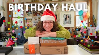 Birthday Gift Haul Unboxing! What Art Supplies did I Get?