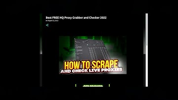 Best FREE HQ Proxy Grabber and Checker 2024