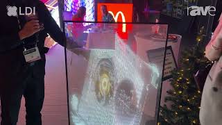 LDI 2023: Lecede Optoelectronics Demos Transparent, Flexible Film LED Display