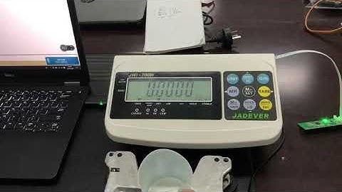 Control Jadever scale from PC by Bluetooth Serial Port