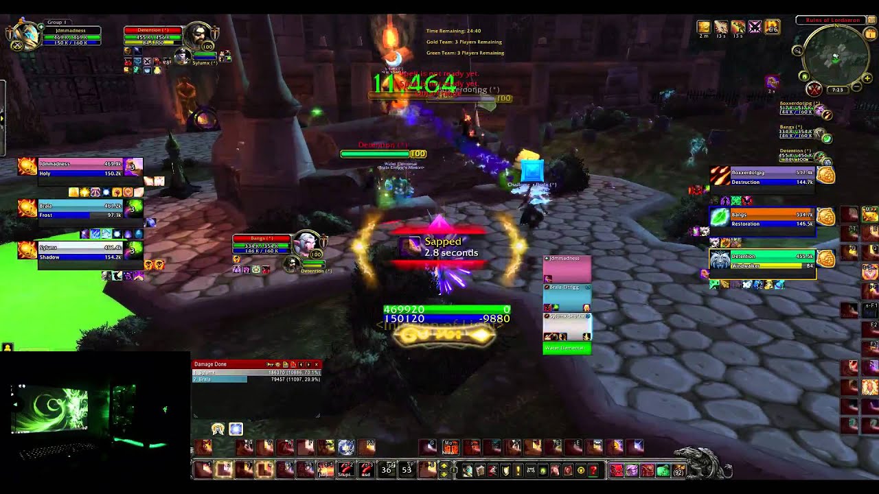 World Of Warcraft 3v3 Hpally GOD COMP VS Chaos Cleave.