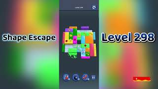 🔥 Shape Escape Level 297 Walkthrough | Can You Solve It 🧠💥