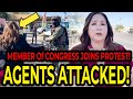 Federal Agents Attacked By Protesters — Congresswoman Spotted at Protest!