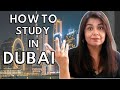 How to study in dubai erum zeeshan