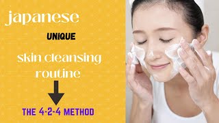 Japanese 4-2-4 Skincare Routine: know the Japanese secret of clean and clear skin #skin #skincare