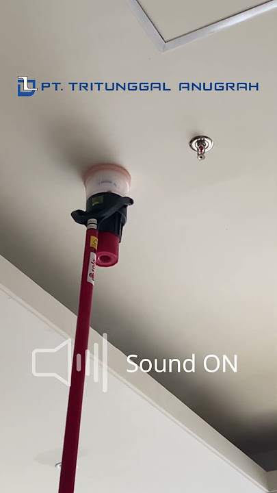 Smoke Test alarm pemadam kebakaran by PT. Tritunggal Anugrah