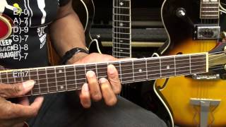 B.B. King The Thrill Is Gone Guitar Chord TABS 306 Tutorial Lesson @EricBlackmonGuitar