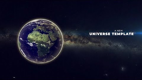 The Ultimate Solar Planets Space Video | After Effects Template | HD