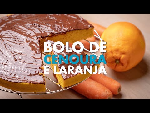 Bolo de Cenoura Fofinho com Cobertura de Chocolate