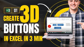 Learn to Create 3D Buttons in Excel: Assign macros and hyperlinks