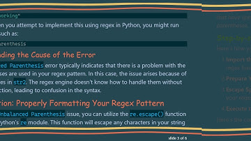 Solving the Unbalanced Parenthesis Problem in Regex with Python