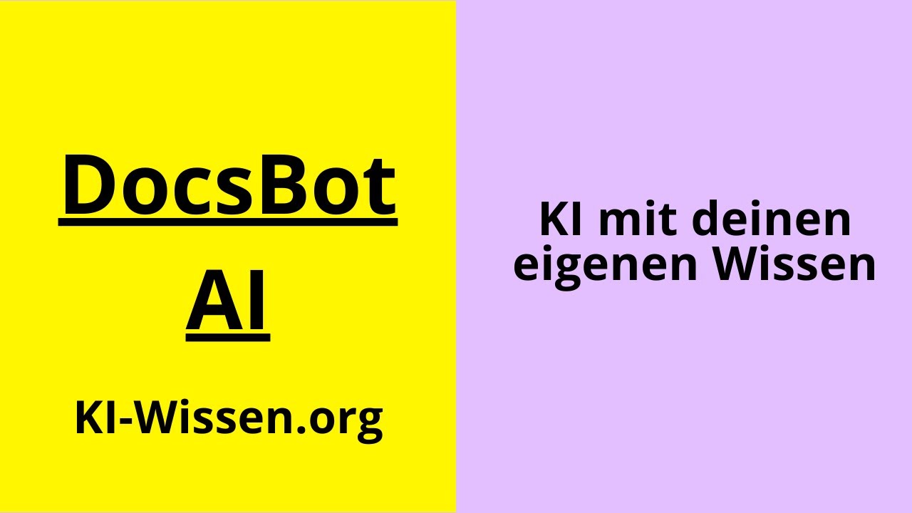 DocsBot AI: Trainiere die KI mit deinen eigenen Inhalten