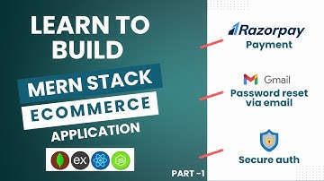 MERN Stack E-Commerce Project Tutorial in Hindi | Razorpay + Secure Auth + Gmail - Part 1