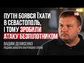 Путін боявся їхати в Севастополь, і тому зробили атаку безпілотником – Вадим Денисенко