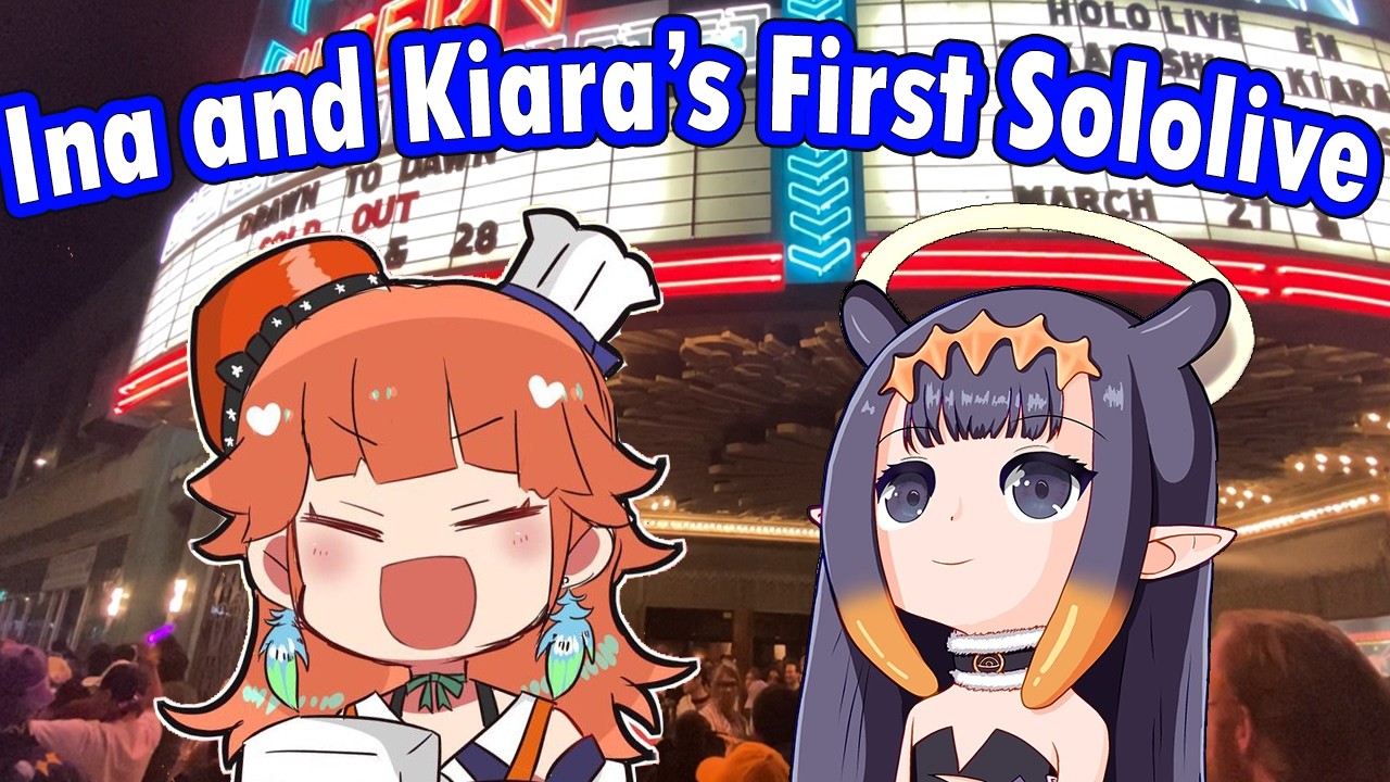 I Went to Ina and Kiara's First Sololive Drawn To Dawn