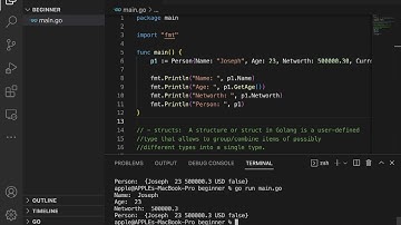 Golang for Beginners || Struct, Methods and Interface