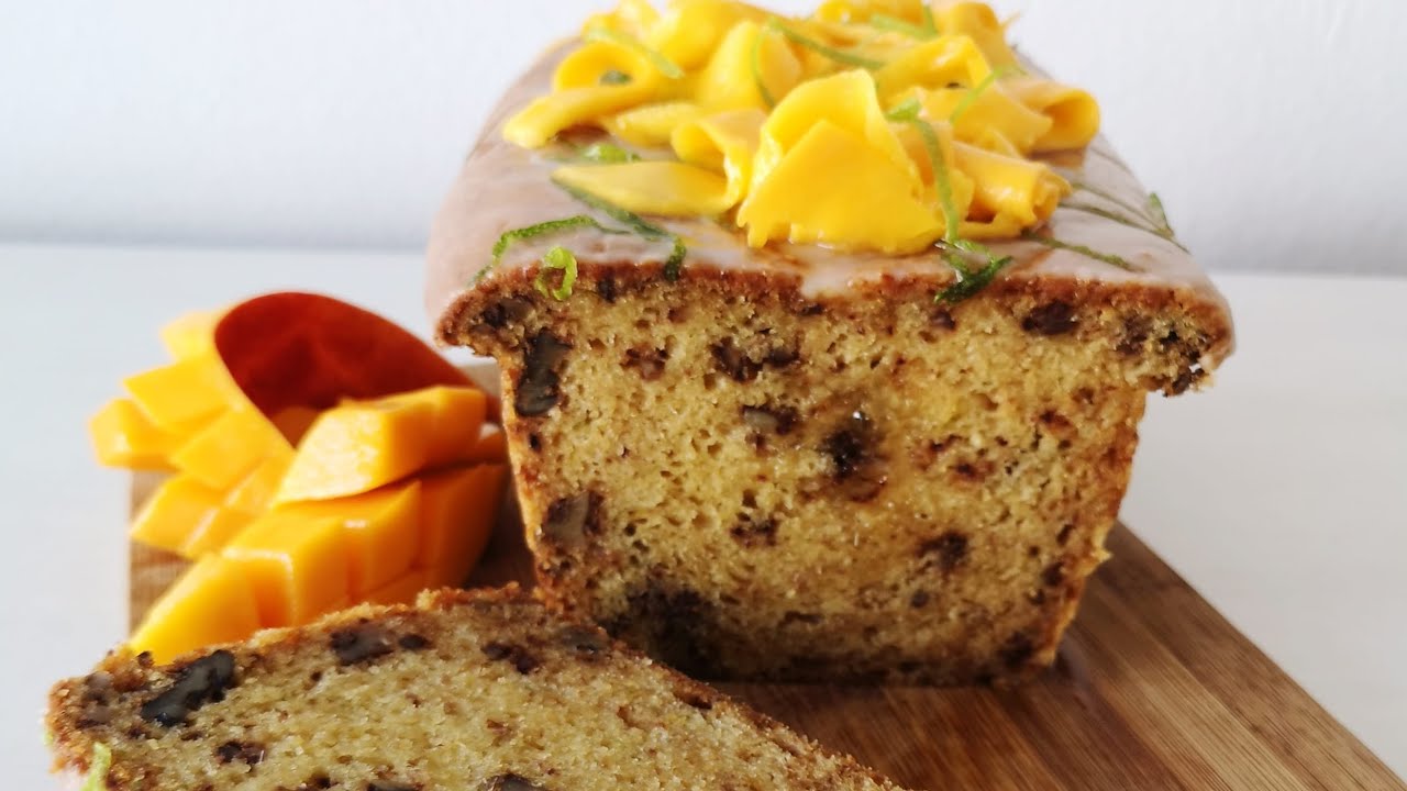 Eggless Hawaiian Mango Bread (CAFE SERIES) YouTube