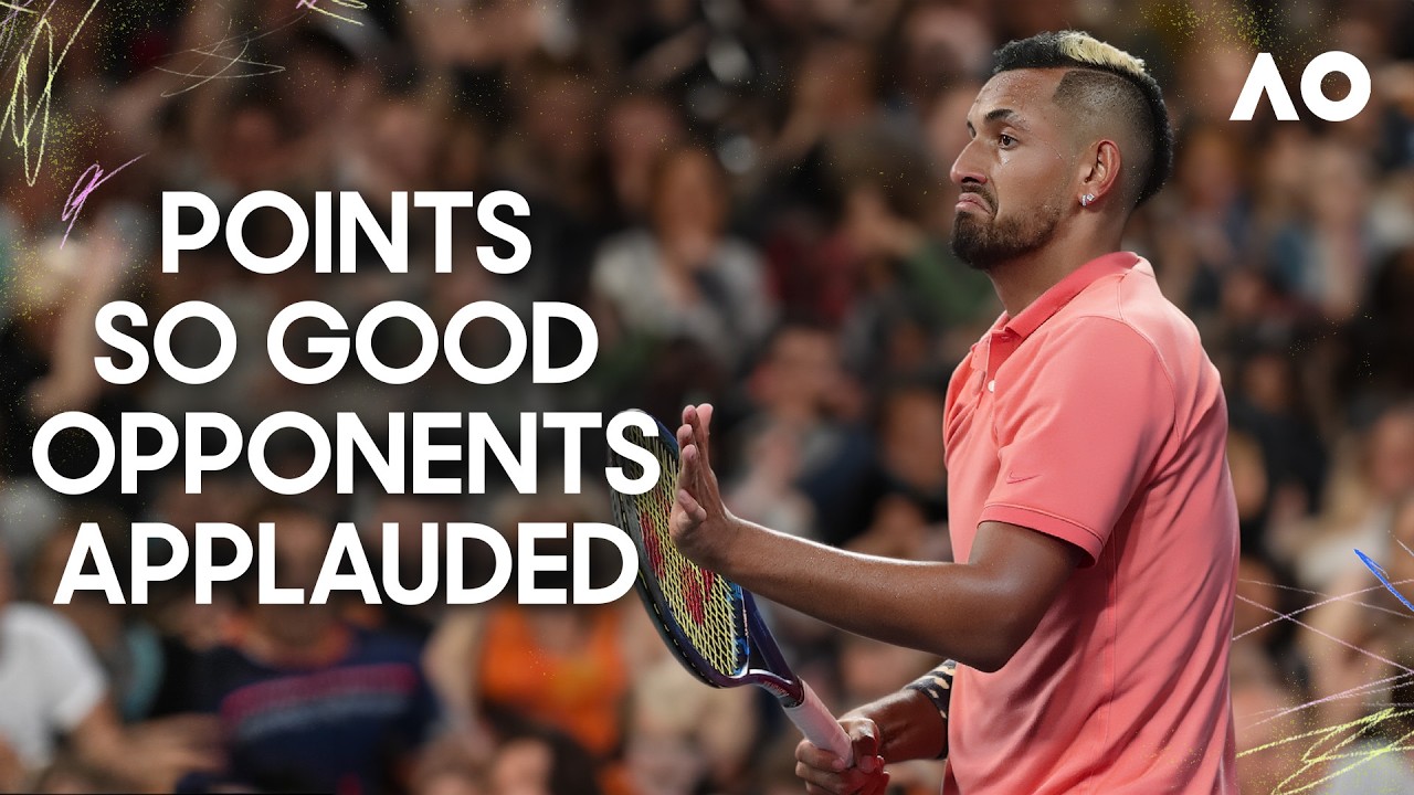 Points So Good The Opponent Applauded | Australian Open