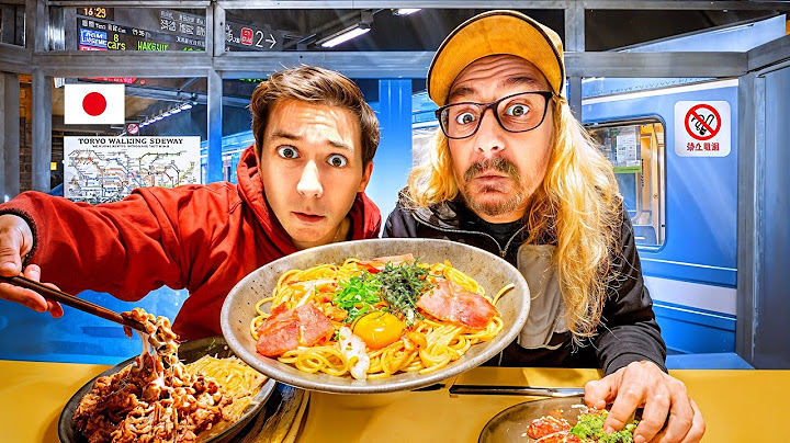 On teste les "RESTAURANTS JAPONISANTS" dans une gare au Japon