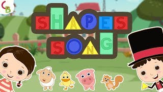 Shape Song for Kids - Learn Shapes - Circle, Triangle, Square | Cuddle Berries Shapes &amp; Colors Rhyme