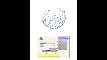 Grasshopper Command (Growth On Brep) #shorts