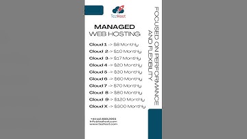 MANAGED WEB HOSTING  #tezhost #webhosting #technology  #cloudhosting #aws #wordpress #cpanel