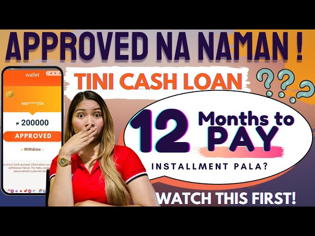 ✅️APPROVED NA NAMAN SA BAGONG APP TINI CASH LOAN - 😍 ALAMIN KUNG MAGKANO ANG PWEDENG UTANGIN? class=