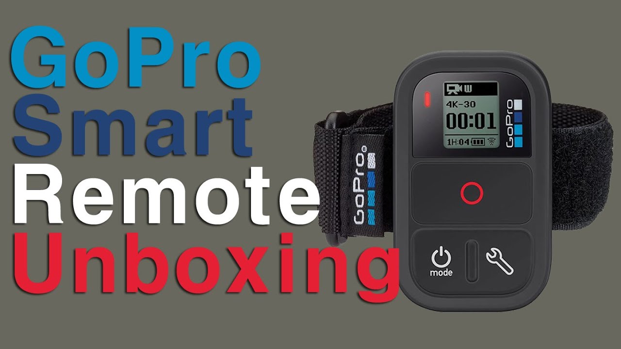 Gopro Gosmart GoPro Smart remote 언박싱 - YouTube