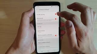 How to Enable / Disable Contacts Profile Sharing on Galaxy S9 / S9 Plus