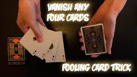 V4NISH: Advanced Card Trick Performance And Tutorial!