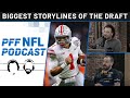 PFF NFL Podcast: Biggest NFL Draft Storylines  | PFF