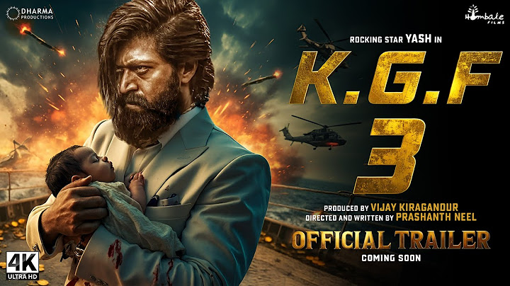 K.G.F: Chapter 3 - Official Trailer | Rocking Star Yash | Prabhas | Prashanth Neel