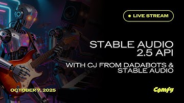 Stable Audio 2.5 API in ComfyUI with CJ from dadabots & Stable Audio