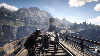 RDR2 - Will the cannon stop the Train?