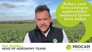 Before first nitrogen application: measure Green Area Index | ProCam Agronomy Advice | Phil Burrell screenshot 5