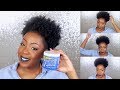 HIGH PUFF USING BLUE MAGIC| Bantu Knots | Natural 4c Hair