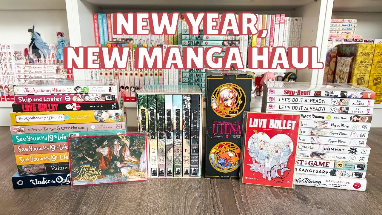 Новый год, новая партия манги (и перестановка вещей на полках)!!