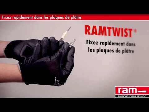 Chevilles autoforeuses - avec pattes à vis - RAMTWIST RAM