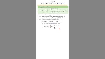 Compound Interest Formula Explained 💰 | Fast & Easy! Example 2