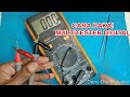 Cara Menggunakan Avometer Digital ( Multitester / Multimeter )